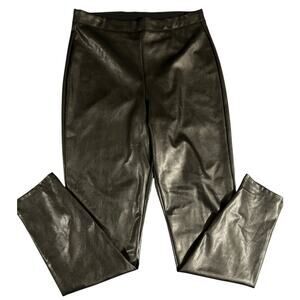 Express faux leather pants black - Size Large